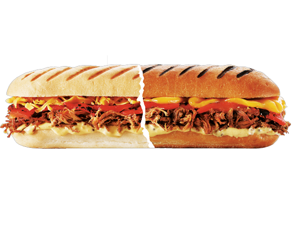 Pulled pork & cheddar